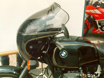 Tourenscheibe, BMW R 60/75/80/90/100 S Cockpit, rauchgrau