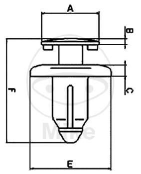 Zug-Dreh/- Drucknieten, Pack. Inh. 10 Stk., Tourmax