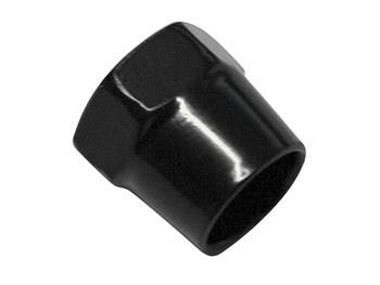 Spiegelmutter 14 mm, schwarz, M10 x 1.25 RH