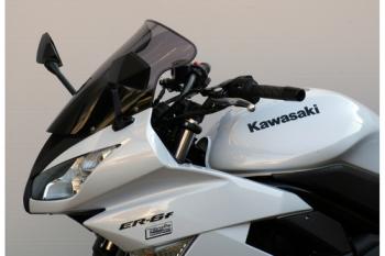 Verkleidungsscheibe, Kawasaki ER 6 F, 09-11, schwarz, Originalform