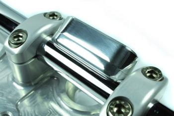 Msm combi 22mm handle bar bolt-on-bracket, polished