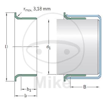 Rep,- Hülse, 21,87-22,00, Speedi Sleeve,  8,00 breit