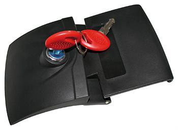 Lock with 2 keys