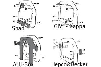 Adaptor for QUICK-LOCKEVO connector for TraX box