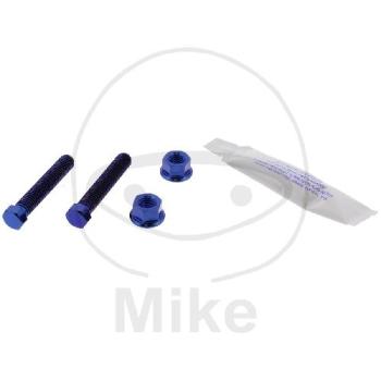 Achseinstellschrauben-Satz Pro Bolt, M8X1,25 45 mm  Titan blau