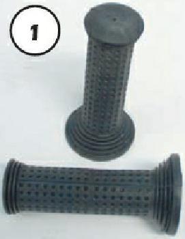 Gummi-Griffe, Spezialgummi, Länge: 125 mm, Abb. 1