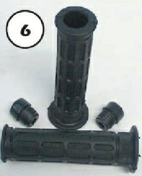 Gummi-Griffe, Spezialgummi, Länge: 130 mm, wie Honda, Abb. 6