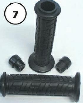 Gummi-Griffe, Spezialgummi, Länge: 130 mm, Superbike “Laserö (offenes Ende) Abb. 7