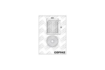 Ölfilter, Champion, COF042, für Yamaha