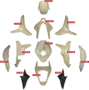 Verkleidungs-Set PLUS für Honda CBR 600 RR