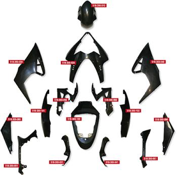 Verkleidungs-Set für Suzuki GSX-R 1000 K5