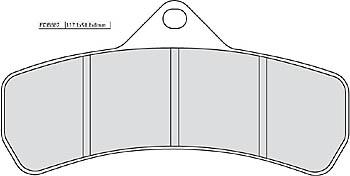 Bremsbelag FDB 887 Platinum