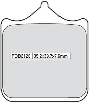 Sinter Racing Bremsbelag FDB 2123 XRAC