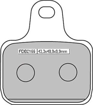 Sinter Racing Bremsbelag FDB 2166 XRAC (4 Beläge pro Satz)