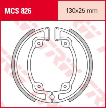 Bremsbacken MCS826
