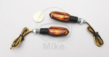 Preview: Blinkleuchte, GEMST,Glas gelb  Gehäuse schwarz, JMP