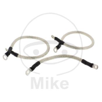 Racing Batteriekabel, Klar, Satz, 230 mm & 410 mm & 410 mm, All Balls