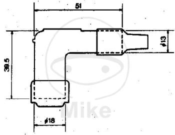 Zündkerzenstecker,  LB05E, schwarz, NGK