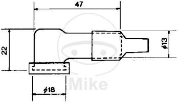 Preview: Zündkerzenstecker,  LC05EFK, schwarz, NGK