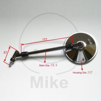 Preview: Spiegel, chrom, links & rechts, JMP