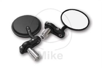 Lenkerenden-Spiegel, schwarz, Inhalt 1 Paar, Motoprofessional