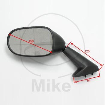 Preview: Spiegel, schwarz, rechts, JMP