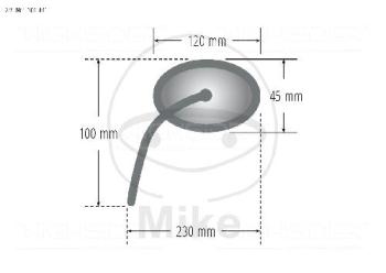 Preview: Spiegel chrom, Highsider