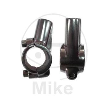 CNC-Spiegelschelle, 7/8(22 mm) schwarz JMP