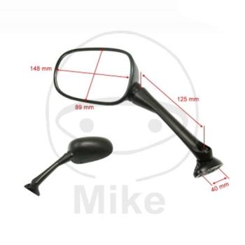 Preview: Spiegel, schwarz, rechts, JMP