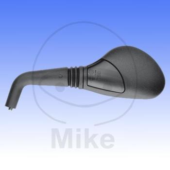 Spiegel, oval, schwarz, links