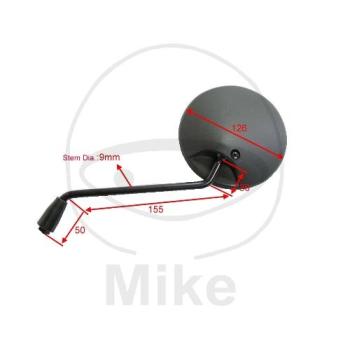 Preview: Spiegel, schwarz, links & rechts, JMP