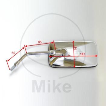 Preview: Spiegel, chrom, rechts, JMP