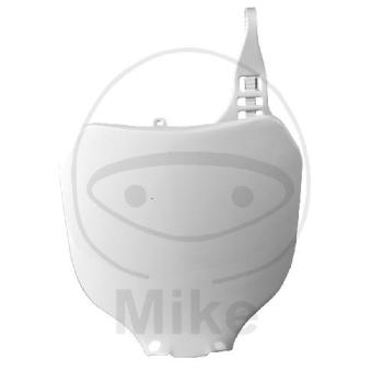 Startnummerntafel, weiss