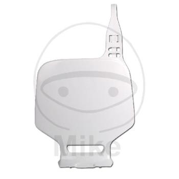 Startnummerntafel, weiss