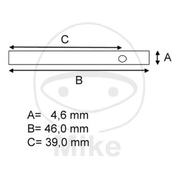 Preview: Gleitstift-Satz für Bremsklötze, Tourmax