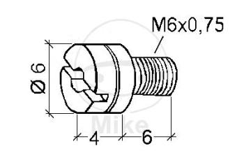 Preview: Dellorto, Hauptdüse, M6, 170