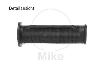 Preview: Griffgummi, schwarz, Ø 22 mm, Länge: 130 mm, geschlossen