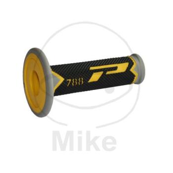 Preview: Griffgummi, gelb/grau/schwarz, Ø 22 mm, Länge: 115 mm, geschlossen