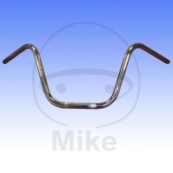 Preview: Fehling, Stahllenker, chrom, KK, 1-Zoll, Chopper, hoch