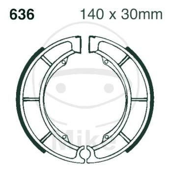 Bremsbacken, mit Feder, EBC