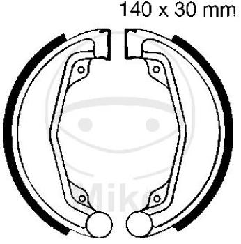 Bremsbacken, mit Feder, EBC