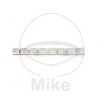 Klebegewicht, Blei, Riegel:  40G, 5 g, Inhalt: 50 chrom