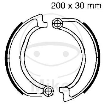 Bremsbacken, ohne Feder, EBC