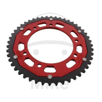 Kettenrad, ZF-Dual, 48Z, Teil.: 420 rot, ZF, Innen Ø : 105, Lochkr.: 125