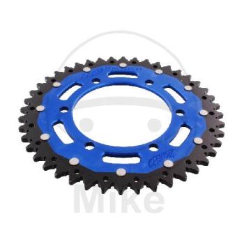 Kettenrad, ZF-Dual, 44Z, Teil.: 520 blau, ZF, Innen Ø : 110, Lochkr.: 130
