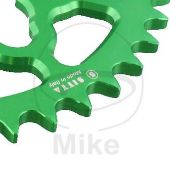 Preview: Alu-Kettenrad, 39Z, Teil.: 525 grün, Sitta, Innen Ø : 076, Lochkr.: 100