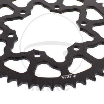 Preview: Alu-Kettenrad, 49Z, Teil.: 520 schwarz, Sitta, Innen Ø : 106, Lochkr.: 125