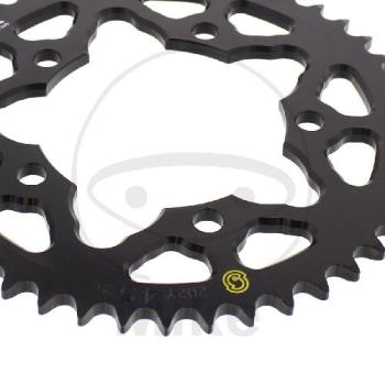 Preview: Alu-Kettenrad: 45Z, Teil.: 525 schwarz, Sitta, Innen Ø : 110, Lochkr.: 131