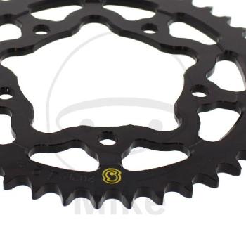 Preview: Alu-Kettenrad: 42Z, Teil.: 525 schwarz, Sitta, Innen Ø : 100, Lochkr.: 120