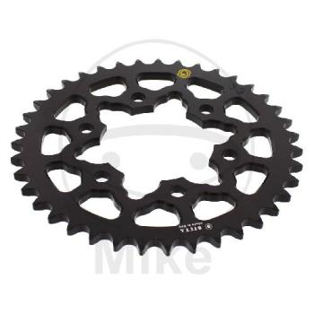 Alu-Kettenrad: 39Z, Teil.: 525 schwarz, Sitta, Innen Ø : 080, Lochkr.: 104